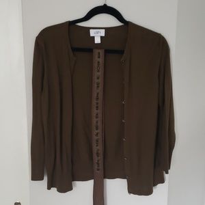💎Ann Taylor LOFT Cardigan with Rhinestone Belt 💎